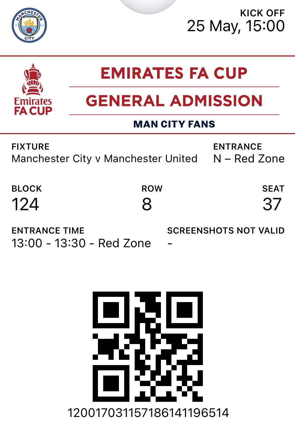 ตั๋วนัดชิง FA CUp Final
